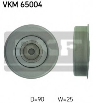 Натяжной ролик, поликлиновой ремень/ SKF VKM 65004 (фото 1)