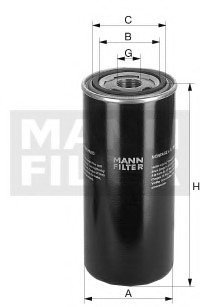 Фильтр масляный Massey Ferguson MANN WD 950/2 (фото 1)