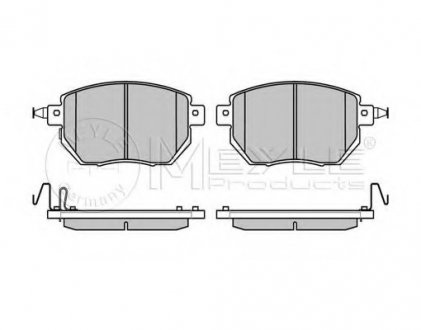 Тормозные колодки дисковые ME MEYLE 025 240 5615/W (фото 1)