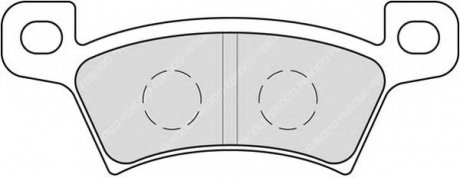 Колодки тормозные дисковые, к-кт./ FERODO FDB4386