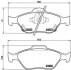 Колодки гальмівні дискові, к-кт./ BREMBO P83 085 (фото 1)