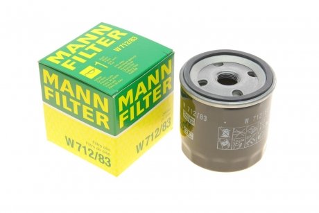 Фільтр масляний -FILTER MANN W712/83