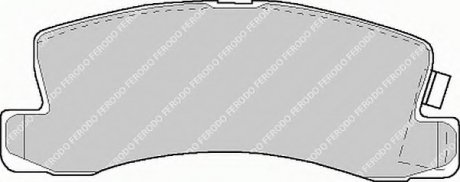 Колодки тормозные дисковые, к-кт./ FERODO FDB478 (фото 1)