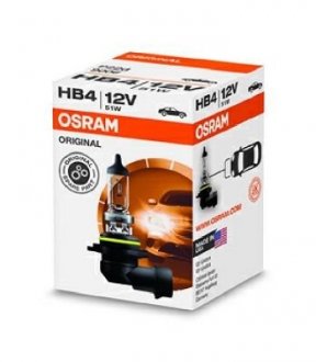 Лампа галогенна HB4 12V 51W P22d OS 9006 OSRAM 4050300012650 (фото 1)