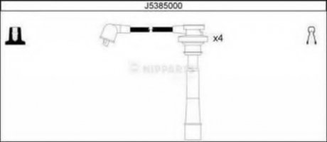 Комплект проводов зажигания/ NIPPARTS J5385000 (фото 1)