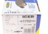 Тормозные колодки дисковые IC 181702-701 ICER 181702701 (фото 5)