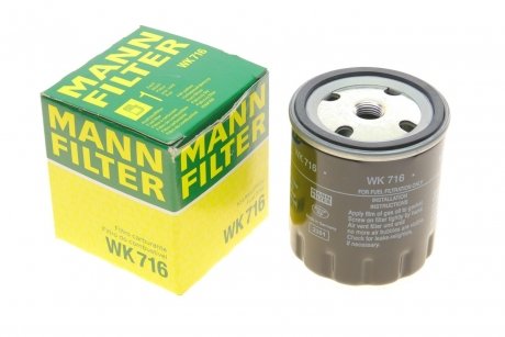 Фильтр топливный = WK 814/1 MANN WK 716
