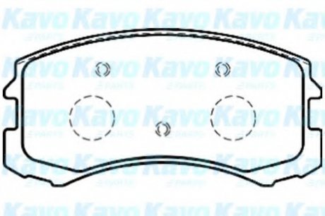 Гальмівні колодки дискові KAVO BP-5546 (фото 1)