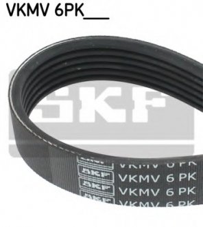 Ремень поликлин. SKF VKMV6PK1080 (фото 1)