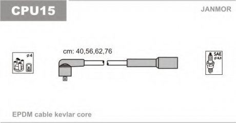 Провод зажигания Janmor CPU15 (фото 1)