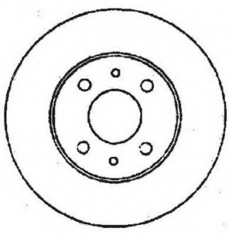 Диск гальмівний Jurid 561387JC