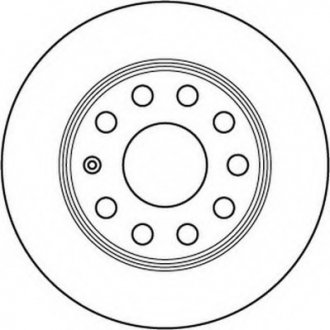 Диск тормозной Jurid 562236JC