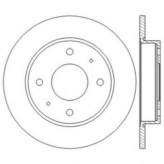 Диск тормозной Jurid 562574JC