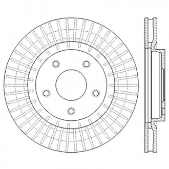 Диск тормозной Jurid 562578JC