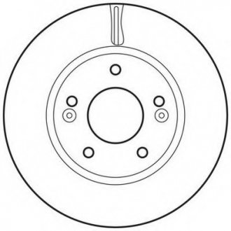 Диск гальмівний Jurid 562625JC