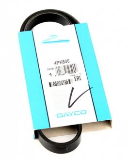 Ремень поликлин. DAYCO 4PK800 (фото 1)