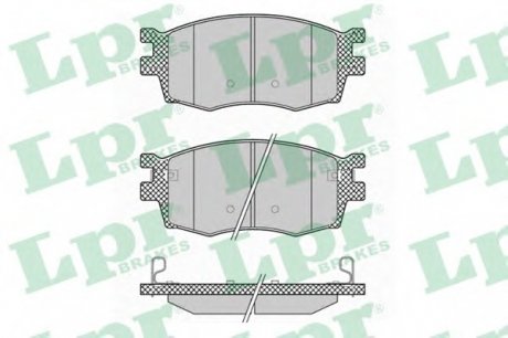 Тормозные колодки дисковые LPR 05P1345