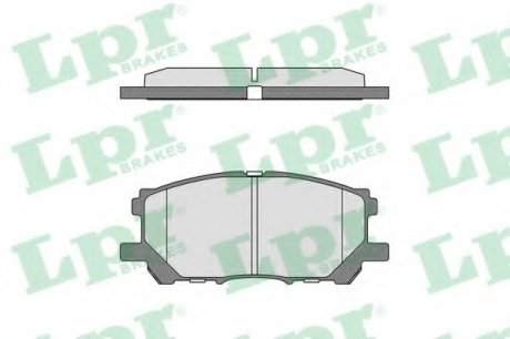 Гальмівні колодки дискові LPR 05P1368