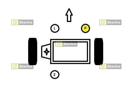 Опора двигателя и КПП/ STARLINE SM 0521