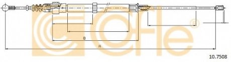Трос стояночного тормоза/ COFLE 10.7508 (фото 1)