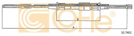 Трос стояночного тормоза/ COFLE 10.7402