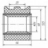 Втулка стабилизатора/ METGUM 01-06 (фото 2)
