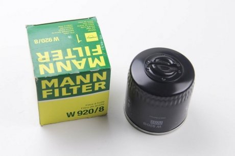 Фільтр масляний MANN W 920/8 (фото 1)