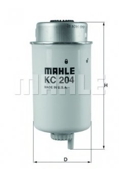 Фільтр паливний MAHLE MH MAHLE / KNECHT KC 204
