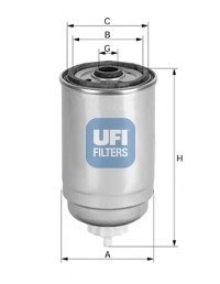 Топливный фильтр/ UFI 24.401.00