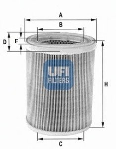 Воздушный фильтр/ UFI 27.606.00 (фото 1)