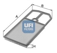 Воздушный фильтр/ UFI 30.124.00 (фото 1)