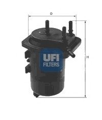 Топливный фильтр/ UFI 24.014.00