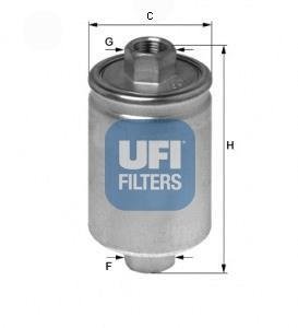 Топливный фильтр/ UFI 31.741.00 (фото 1)
