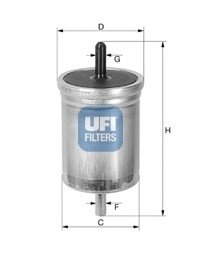Топливный фильтр/ UFI 31.514.00