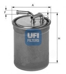 Топливный фильтр/ UFI 24.016.00 (фото 1)
