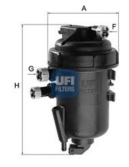 Топливный фильтр/ UFI 55.127.00