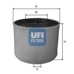 Воздушный фильтр/ UFI 27.A54.00 (фото 1)
