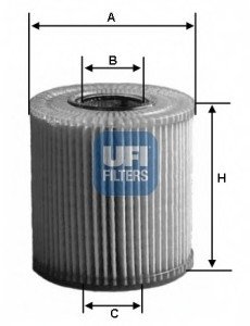 Масляный фильтр/ UFI 25.001.00