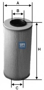 Масляний фільтр/ UFI 25.583.00 (фото 1)