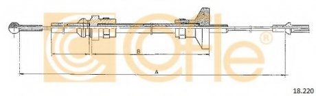 Трос зчеплення/ COFLE 18.220