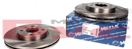 Тормозной диск вентилируемый передний ME MEYLE 215 521 0002 (фото 1)
