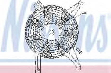 Вентилятор радиатора NS NISSENS 85383