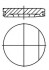 Поршень в комплекте на 1 цилиндр, 2-й ремонт (+0,50) NURAL 87-502907-00 (фото 1)
