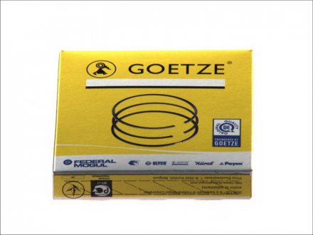 Комплект колец на поршень GOETZE 08-107600-00 (фото 1)