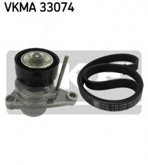 Полікліновий ремінний комплект SKF VKMA 33074