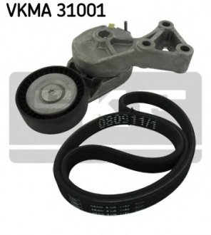 Полікліновий ремінний комплект SKF VKMA 31001 (фото 1)