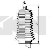 Пильовик кермового механізму (GKN) SPIDAN 83846 (фото 1)
