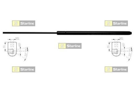 Амортизатор багажника STARLINE 18.34.800