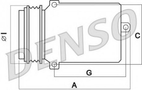 Компресори кондицiонерiв DENSO DCP02013 (фото 1)