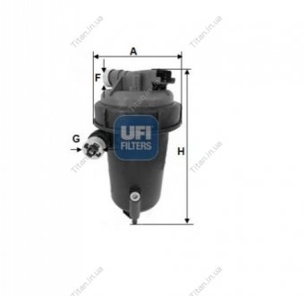 Топливный фильтр UFI 55.148.00